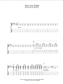 page one of Nice Guy Eddie (Guitar Tab)