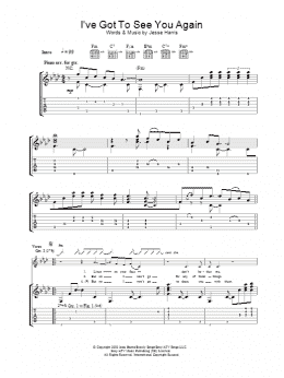 page one of I've Got To See You Again (Guitar Tab)