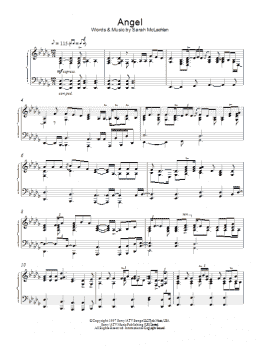 page one of Angel (Piano Solo)