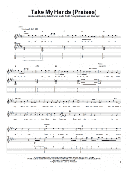 page one of Take My Hands (Praises) (Guitar Tab)