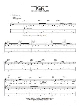 page one of Rain (Guitar Tab)