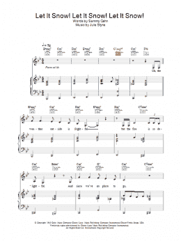 page one of Let It Snow! Let It Snow! Let It Snow! (Piano, Vocal & Guitar Chords)