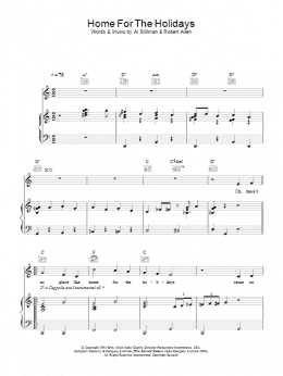 page one of (There's No Place Like) Home For The Holidays (Piano, Vocal & Guitar Chords)