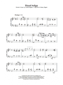 page one of Mood Indigo (Piano Solo)