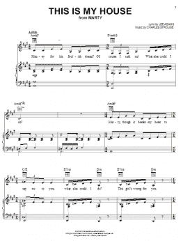 page one of This Is My House (Piano, Vocal & Guitar Chords (Right-Hand Melody))