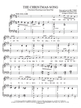 page one of The Christmas Song (Chestnuts Roasting On An Open Fire) (Piano & Vocal)