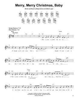 page one of Merry, Merry Christmas, Baby (Easy Guitar)