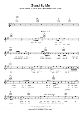 page one of Stand By Me (Lead Sheet / Fake Book)