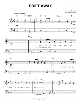 page one of Drift Away (Easy Piano)