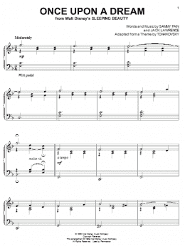 page one of Once Upon A Dream (Piano Solo)