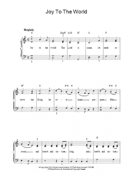 page one of Joy To The World (Piano Solo)