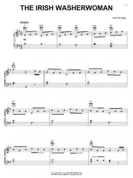 page one of The Irish Washerwoman (Piano Solo)