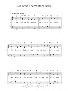 page one of See Amid The Winter's Snow (Piano Solo)