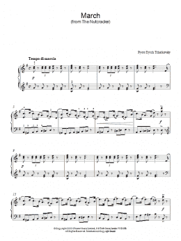 page one of March (from The Nutcracker) (Piano Solo)