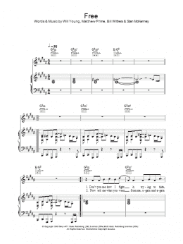 page one of Free (Piano, Vocal & Guitar Chords)