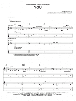 page one of You (Guitar Tab)