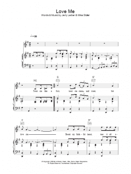 page one of Love Me (Piano, Vocal & Guitar Chords)