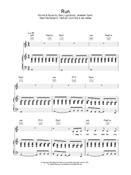 page one of Run (Piano, Vocal & Guitar Chords)