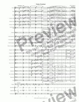 page one of Cedar Overture