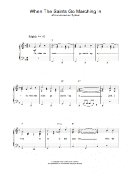 page one of When The Saints Go Marching In (Easy Piano)