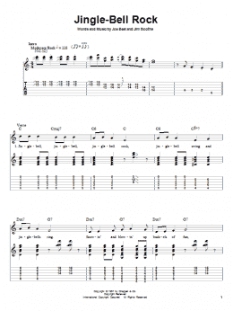 page one of Jingle-Bell Rock (Guitar Tab (Single Guitar))