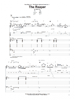 page one of The Reaper (Guitar Tab)