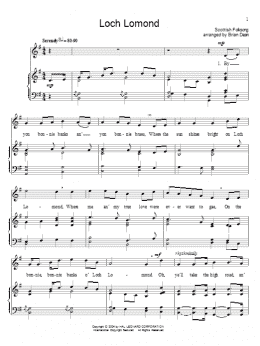 page one of Loch Lomond (Piano & Vocal)