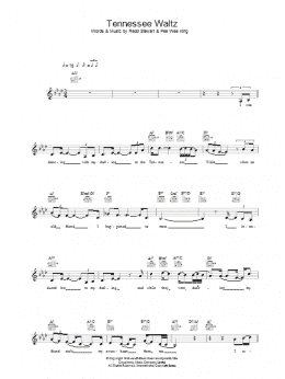 page one of Tennessee Waltz (Lead Sheet / Fake Book)