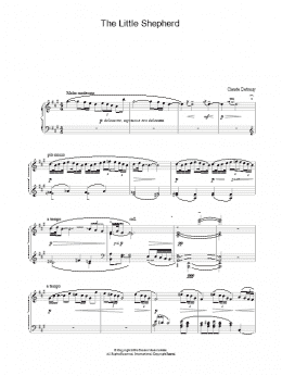 page one of The Little Shepherd (Piano Solo)