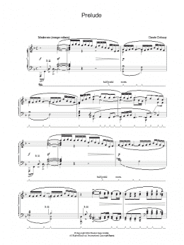 page one of Prelude (Piano Solo)