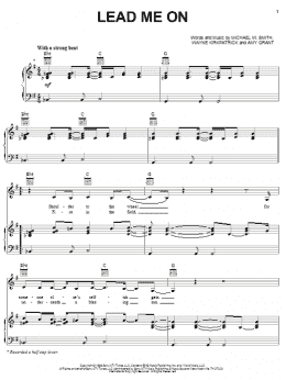 page one of Lead Me On (Piano, Vocal & Guitar Chords (Right-Hand Melody))