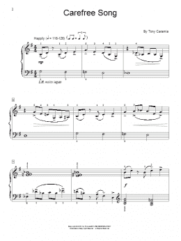 page one of Carefree Song (Educational Piano)