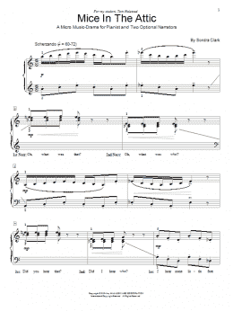 page one of Mice In The Attic (Educational Piano)