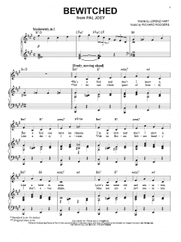 page one of Bewitched (Piano, Vocal & Guitar Chords (Right-Hand Melody))