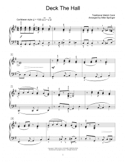 page one of Deck The Hall (Educational Piano)