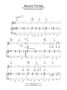 page one of Beyond The Sea (Piano, Vocal & Guitar Chords)