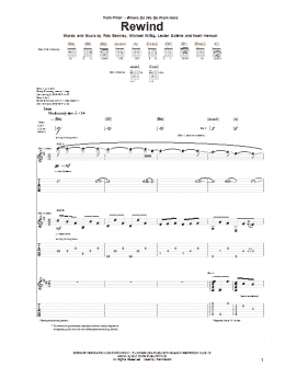 page one of Rewind (Guitar Tab)