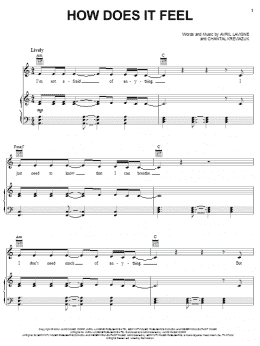 page one of How Does It Feel (Piano, Vocal & Guitar Chords (Right-Hand Melody))