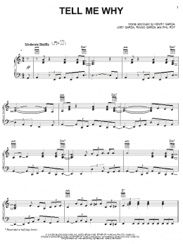 page one of Tell Me Why (Piano, Vocal & Guitar Chords (Right-Hand Melody))