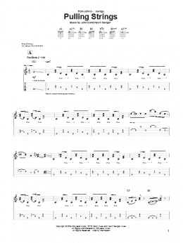 page one of Pulling Strings (Guitar Tab)