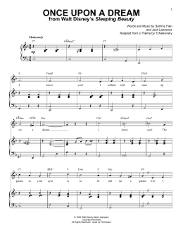 page one of Once Upon A Dream (Piano & Vocal)