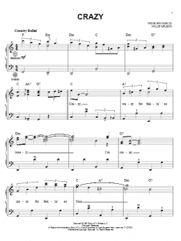 page one of Crazy (Accordion)