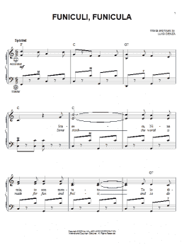 page one of Funiculi, Funicula (Accordion)