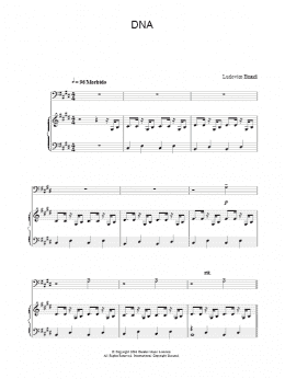 page one of DNA (Piano Solo)