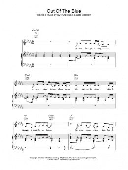 page one of Out Of The Blue (Piano, Vocal & Guitar Chords)