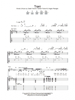 page one of Trani (Guitar Tab)