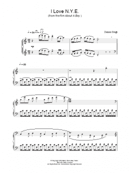 page one of I Love N.Y.E. (Piano Solo)