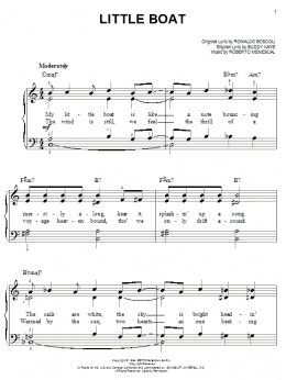 page one of Little Boat (Easy Piano)