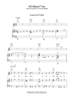 page one of All About You (Piano, Vocal & Guitar Chords (Right-Hand Melody))