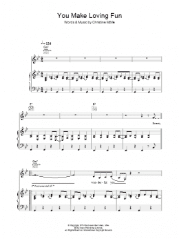 page one of You Make Loving Fun (Piano, Vocal & Guitar Chords)